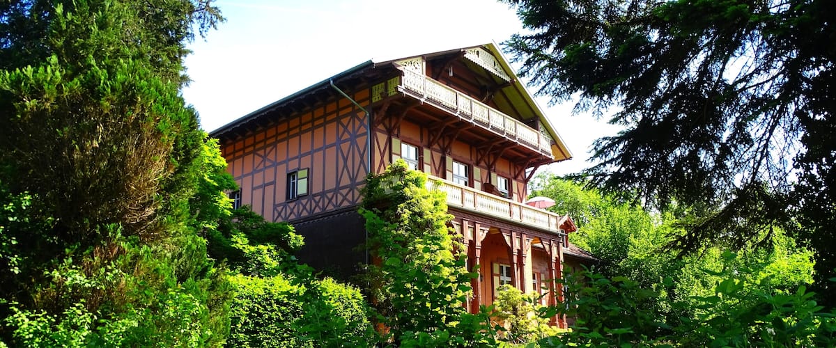 Europe , France , Alsace , Haut Rhin , building of the Petite Camargue Alsacienne fish farm