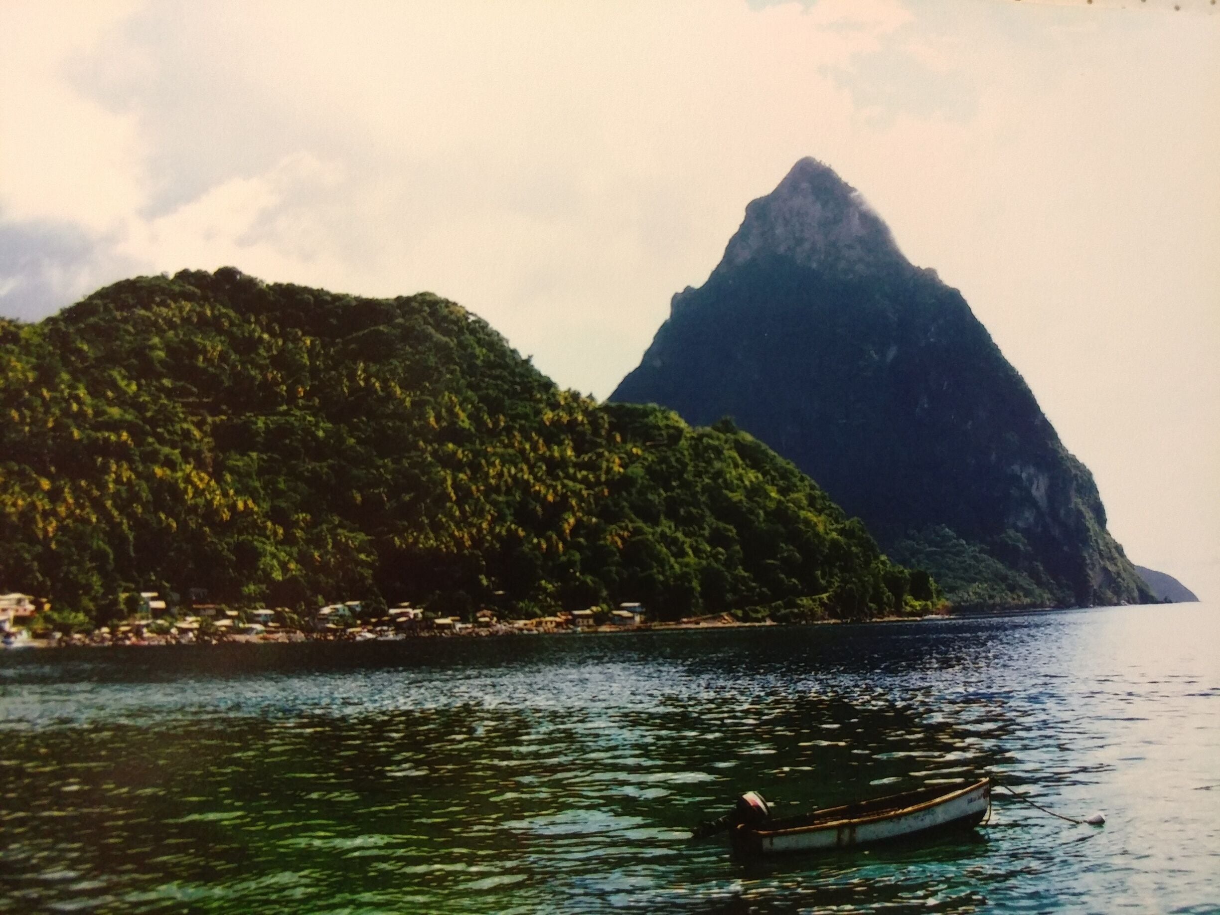 Small boat at St. Lucia.
