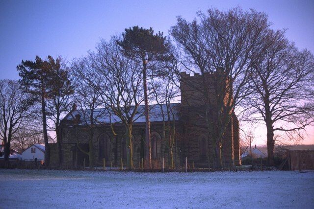 St Mary's Church, Northop Hall A view of the church from the rear of the building, which shows the building in a rather different light from the street view.