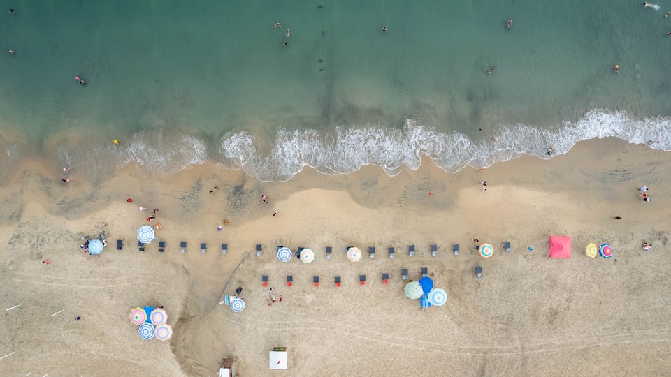 Shot of Rincon de Guayabitos (also known as Guayabitos) - a popular beach located in Nayarit, Mexico