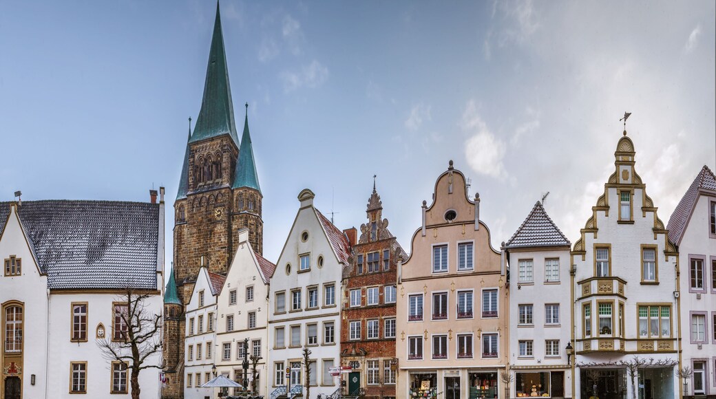 Historical market square, Warendorf, Germany