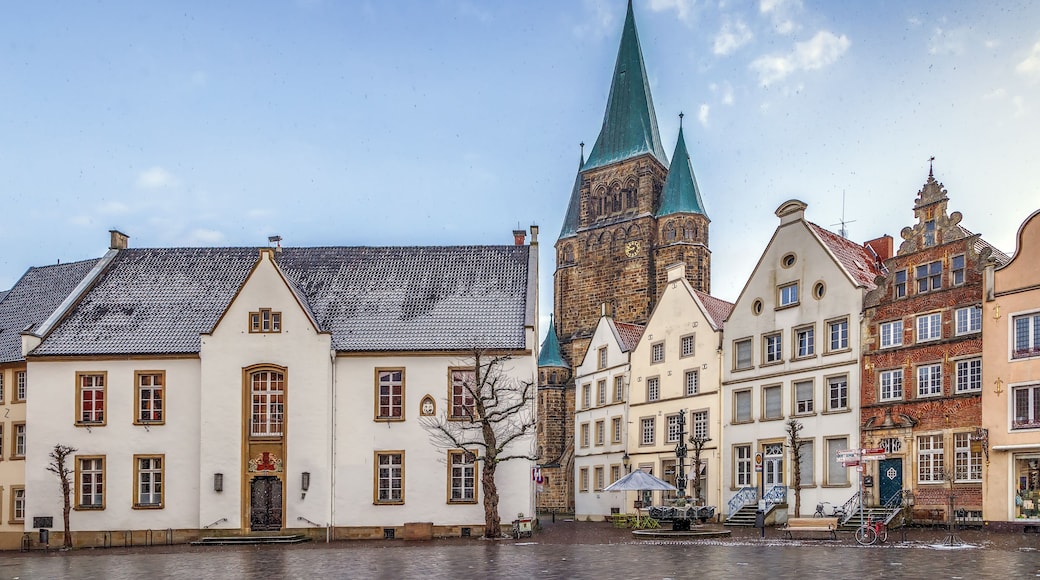 Historical market square, Warendorf, Germany