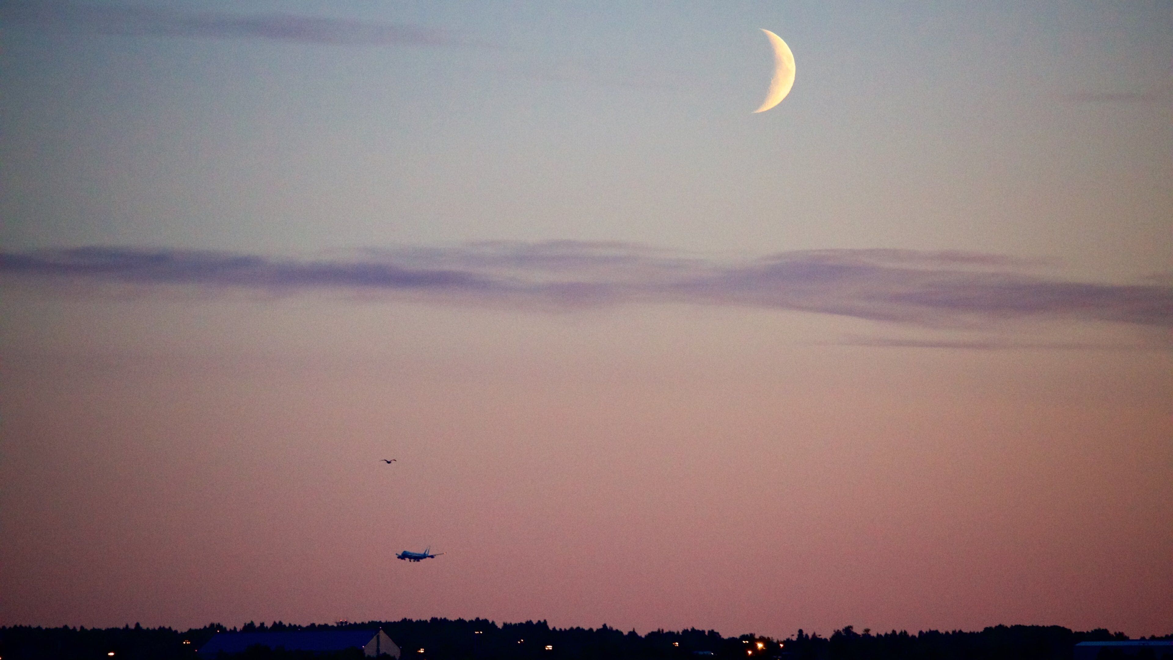 Anchorage som viser solnedgang