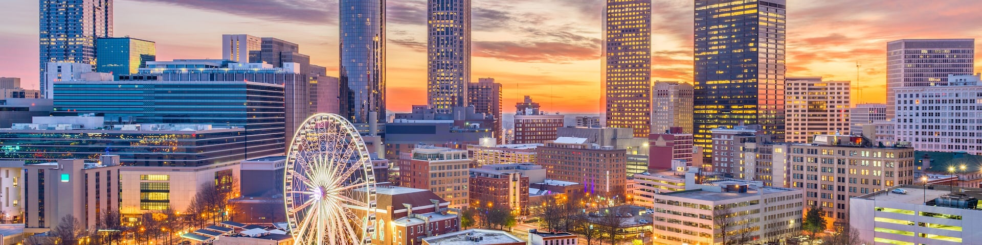 Atlanta, Georgia, USA downtown skyline.