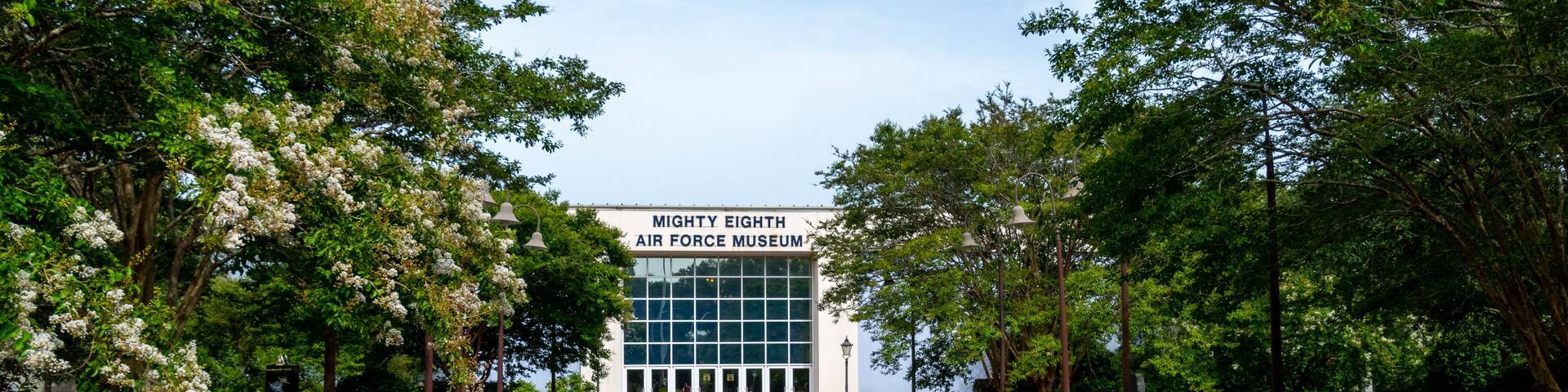 The Front of the National Museum of the Mighty Eighth Air Force