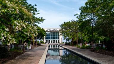 The Front of the National Museum of the Mighty Eighth Air Force