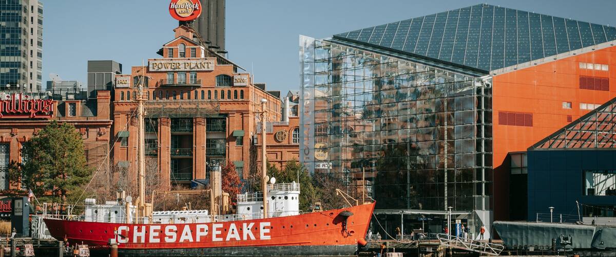 Baltimore which includes a city and a marina