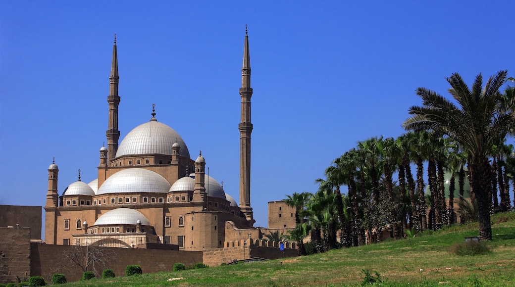 Cairo featuring heritage architecture, a city and a mosque