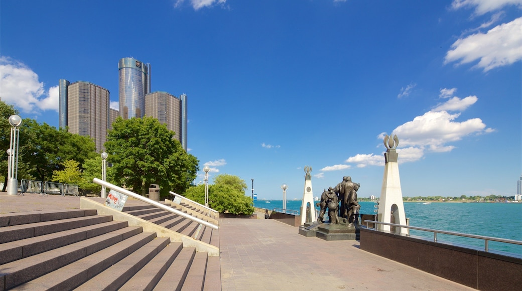 Detroit ofreciendo un monumento