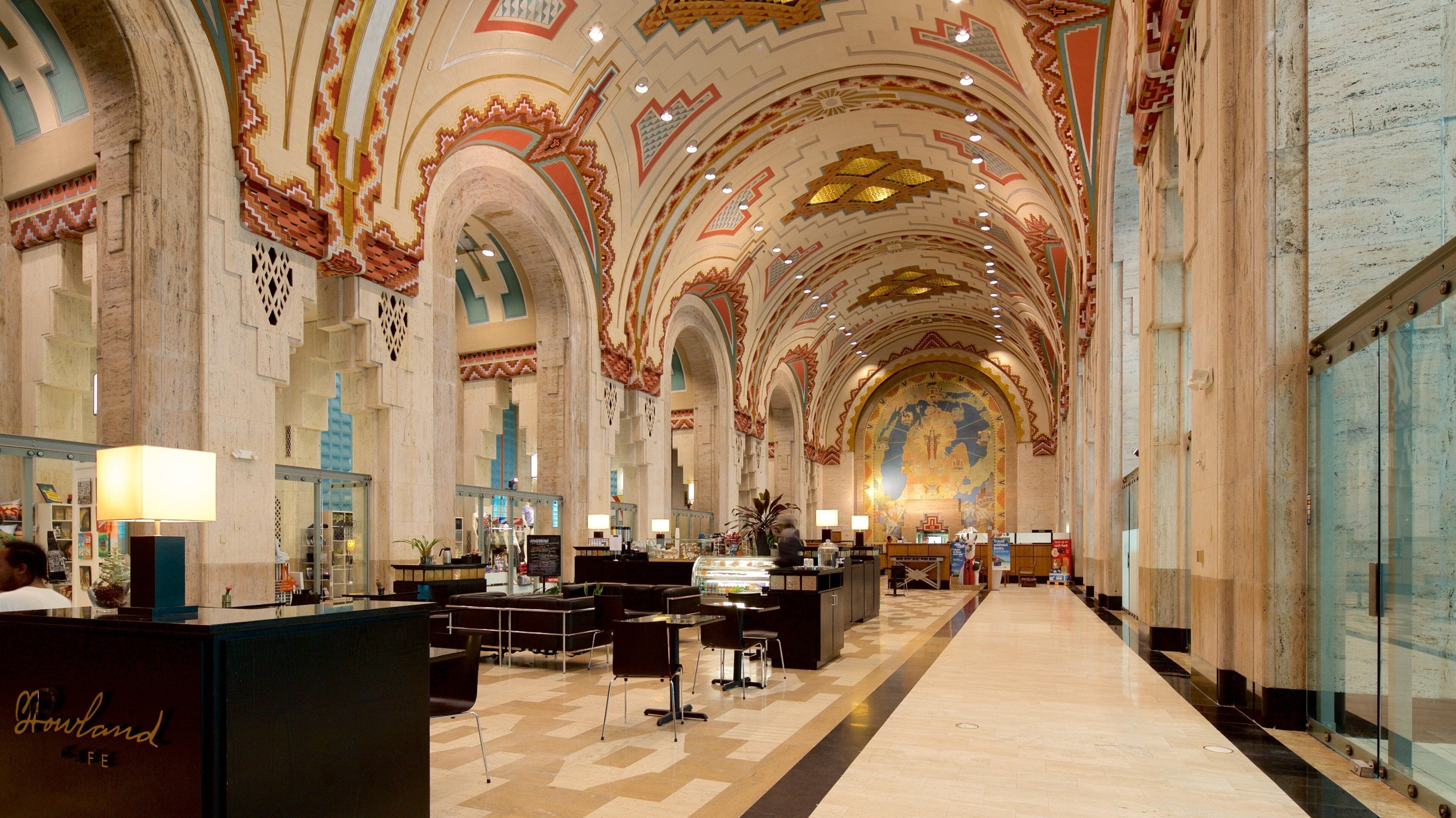 Detroit mostrando vistas interiores