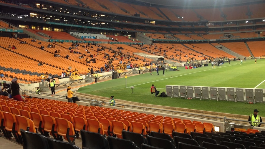 Inside the FNB stadium