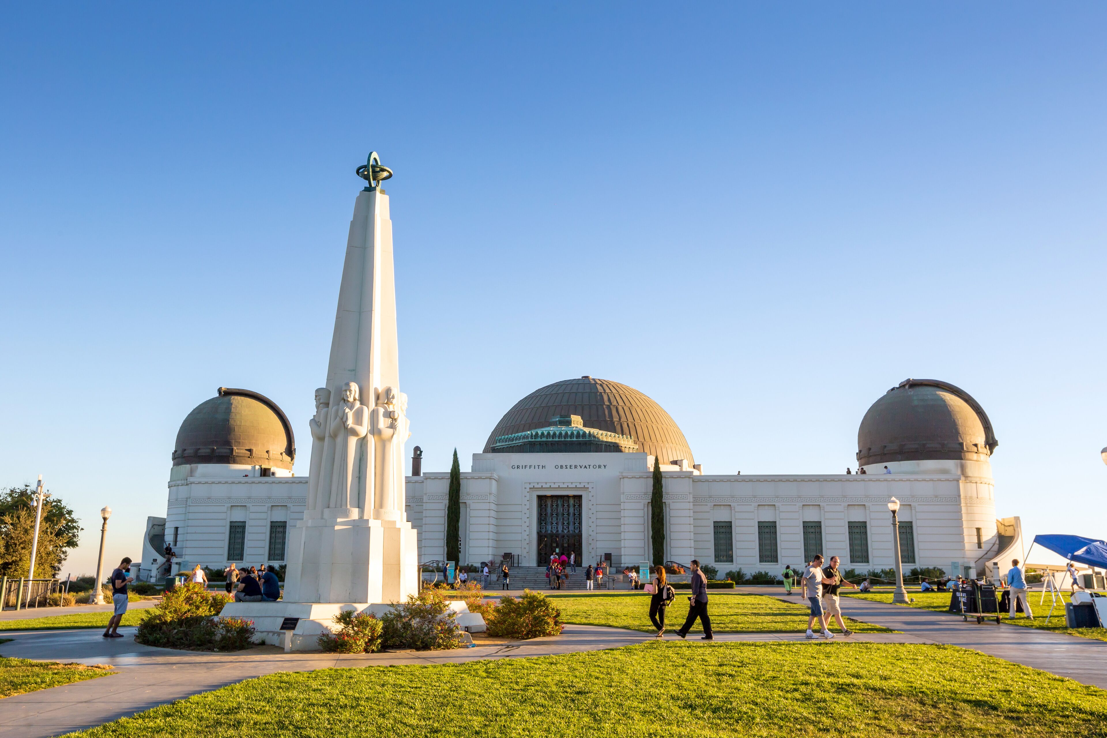 LOS ANGELES - OCTOBER 25: Griffith Observatory on October 25, 2014 It is a facility in Los Angeles, California sitting on the south-facing slope of Mount Hollywood in Los Angeles