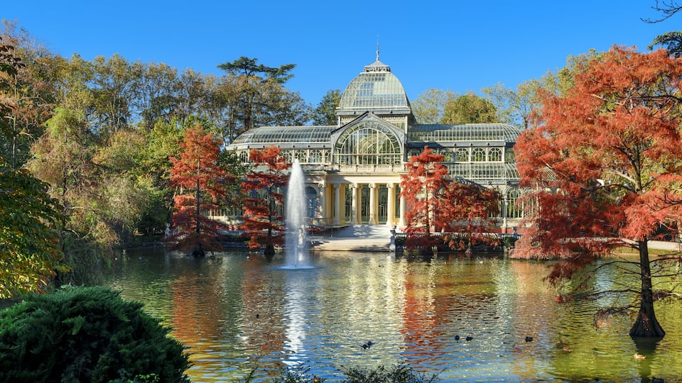 crystal palace of El Retiro park,Madrid,Spain