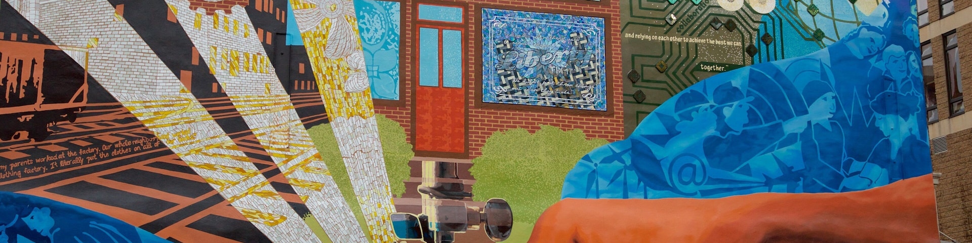 Filadelfia que incluye arte al aire libre