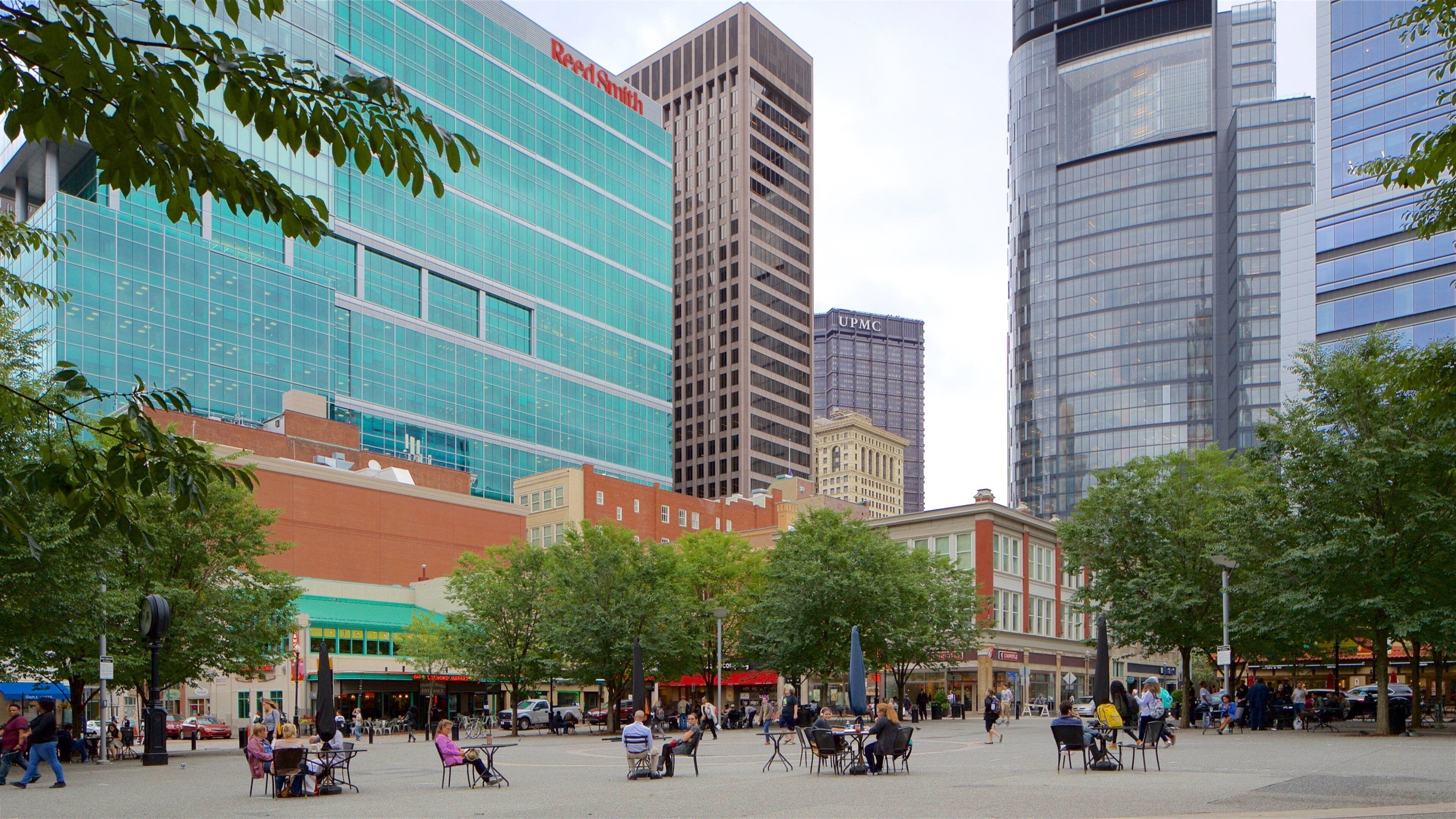 Philadelphia som inkluderer by og torg eller plass