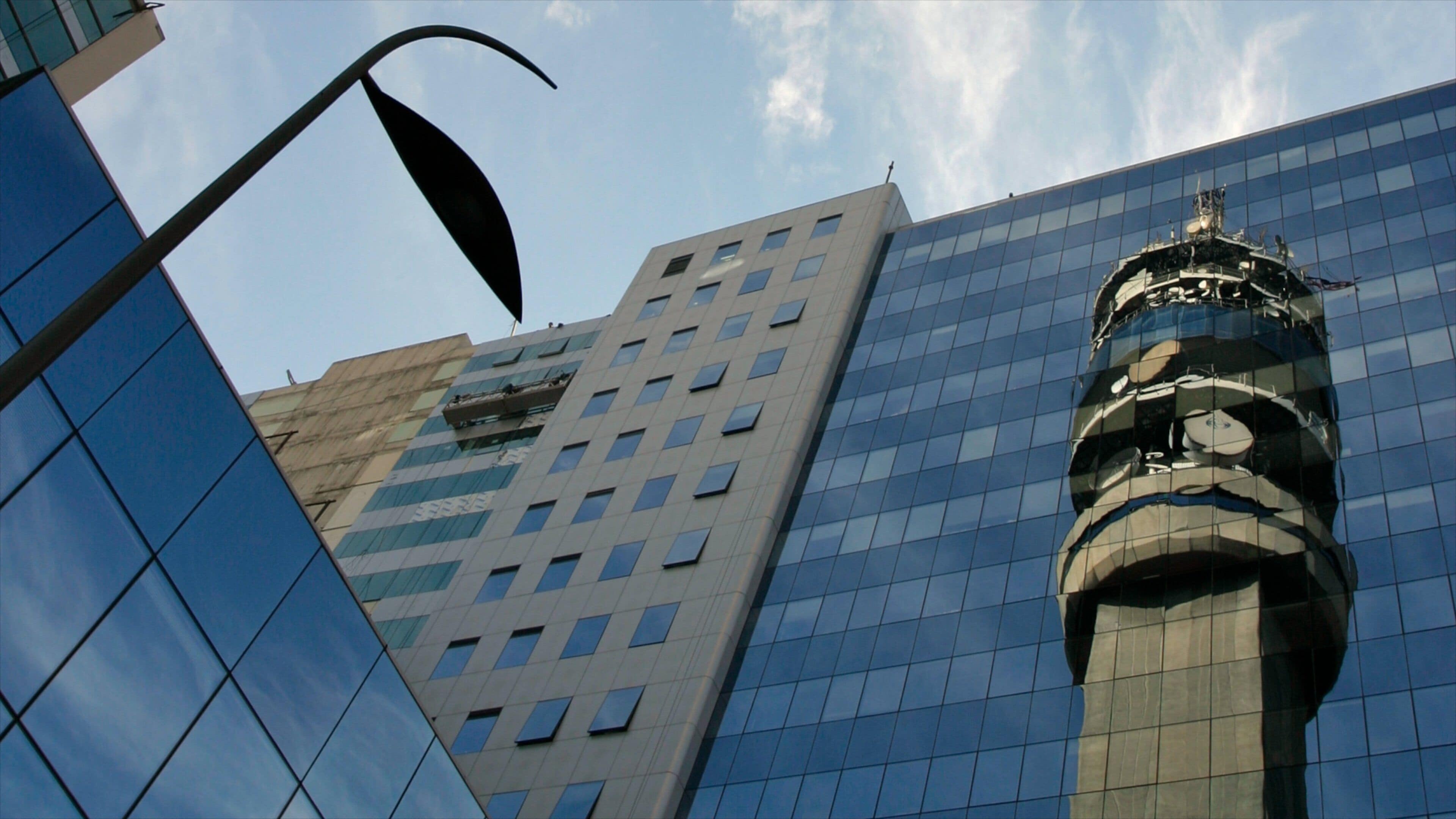 Santiago featuring a high rise building, a city and cbd