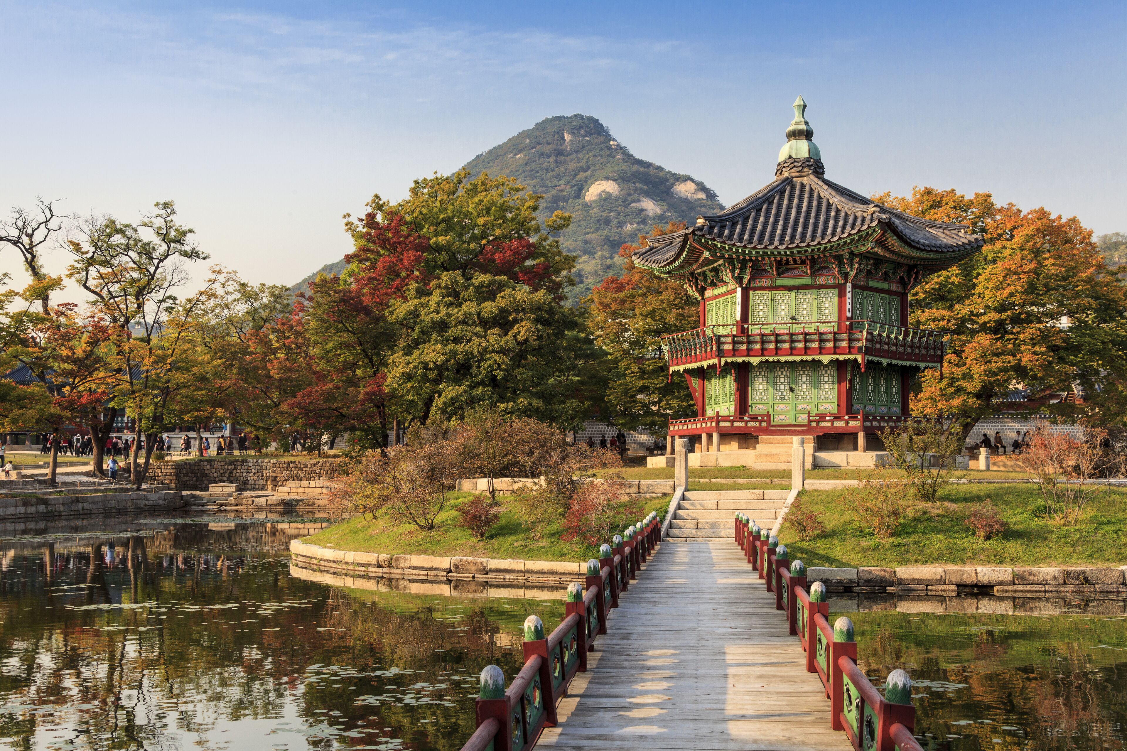 Gyeongbokgung Palace in autumn. Seoul,Korea.