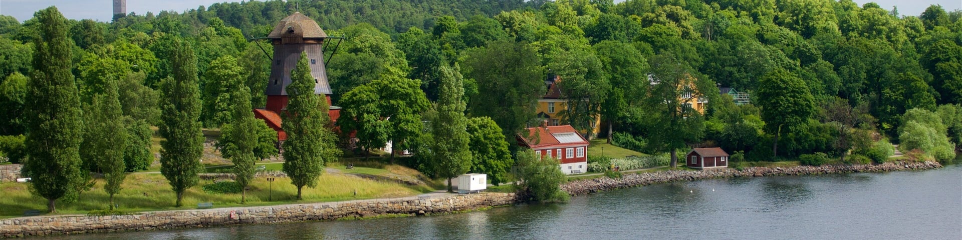 Stockholm showing a river or creek and tranquil scenes