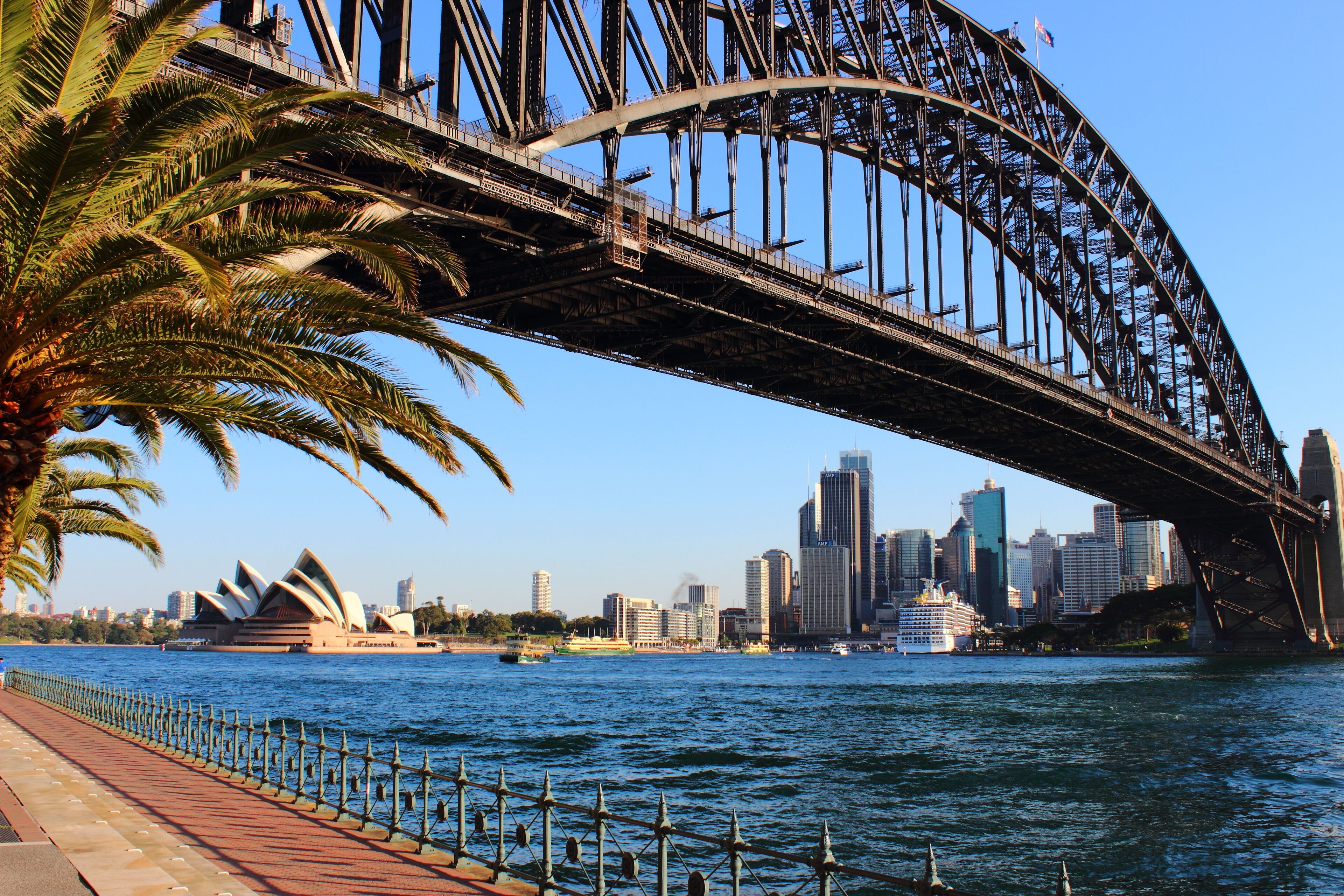 Sydney Harbour Bridge at sunset -  Australia