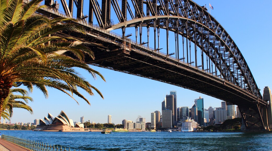 Sydney Harbour Bridge at sunset - Australia