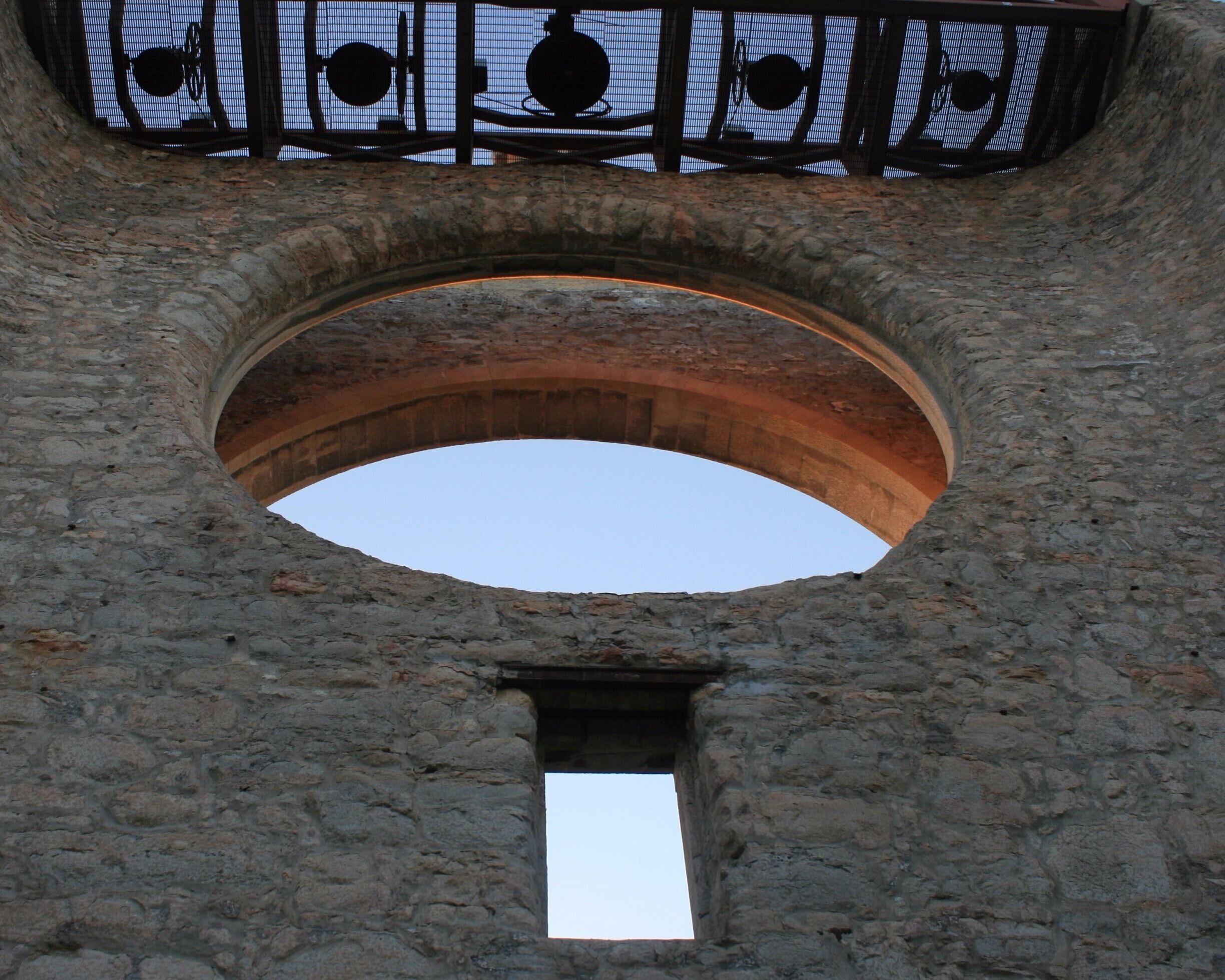 Ruins of St Boniface Cathedral in Winnipeg, Canada.