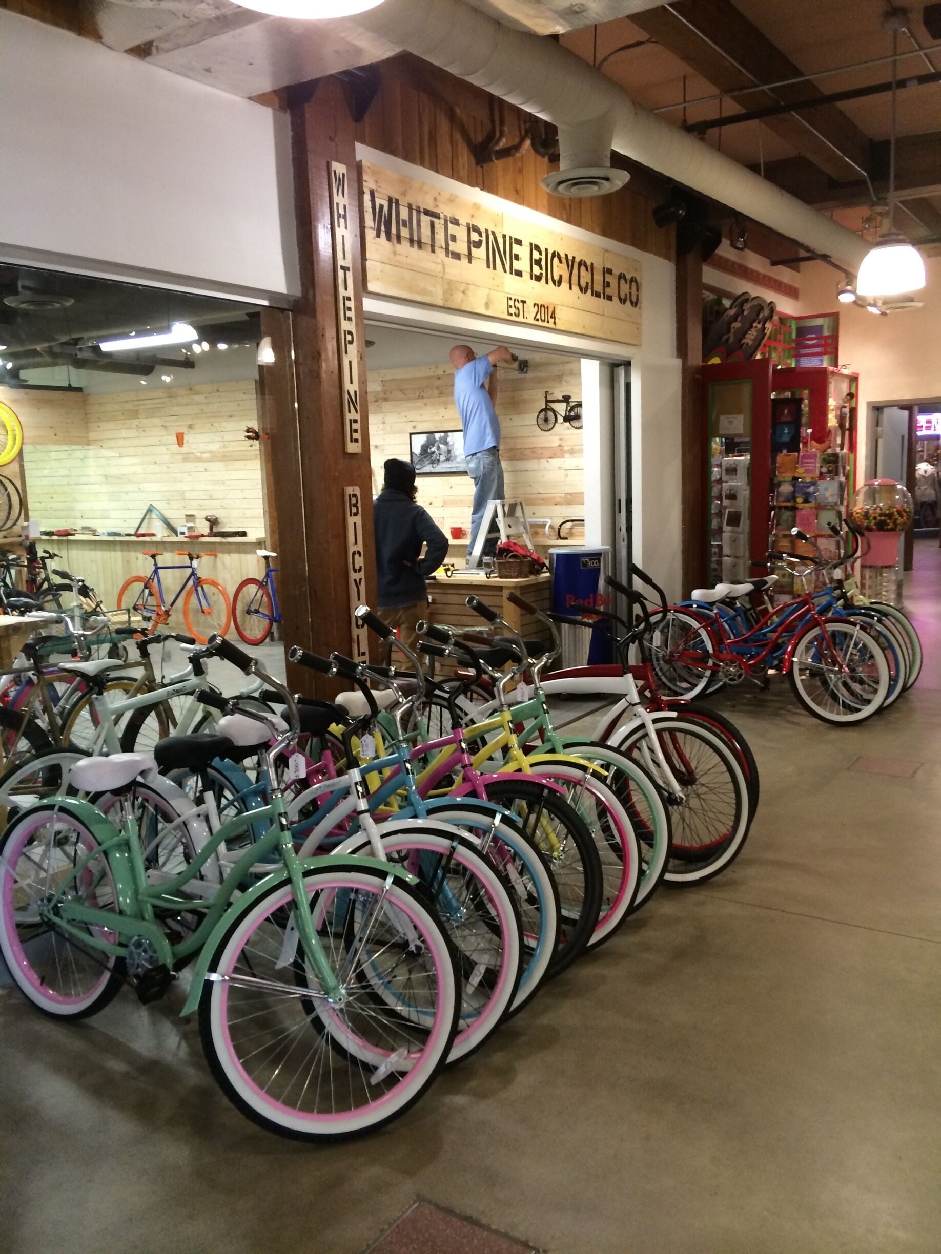 Cool little retro style bicycles on sale at The Forks market in downtown Winnipeg.  Only $300 CAD.