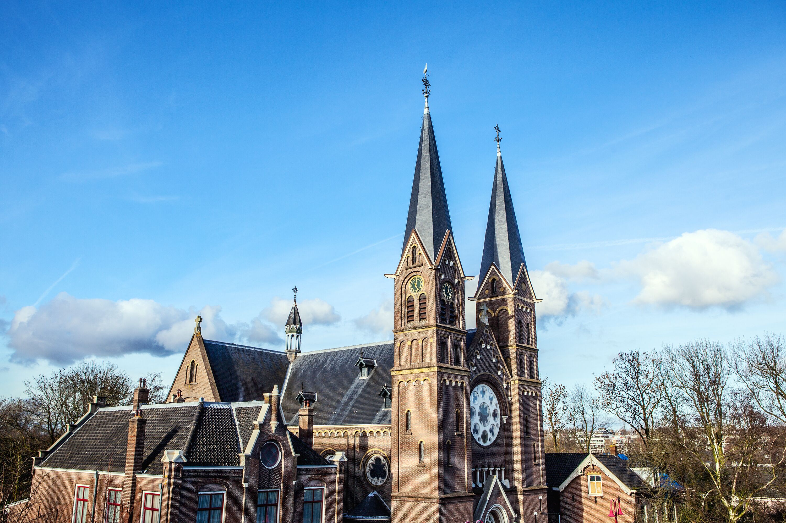 Catholic church in Duivendrecht, Amsterdam.