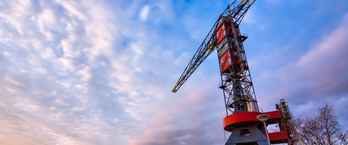 Kran der NDSM Werft in Amsterdam