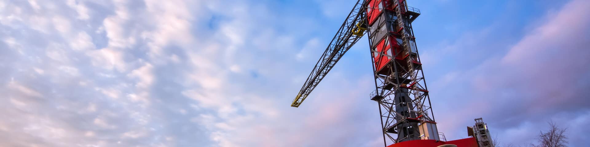 Kran der NDSM Werft in Amsterdam