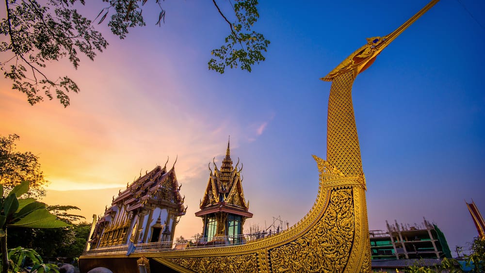 Wat Chalo Suphannahong Church Bang Kruai District, Nonthaburi Province Thailand