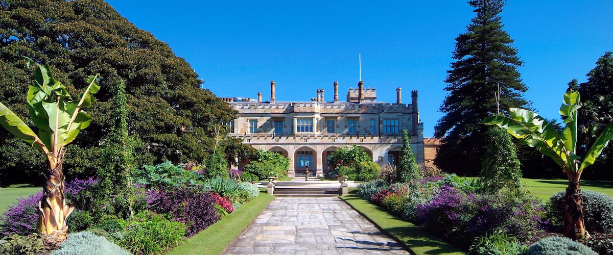 Australia, public garden of the government house in Sydney