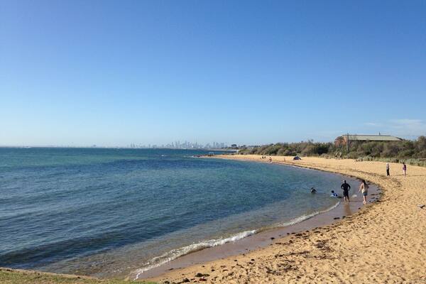 This is a little beach right before you get to Brighton beach. It's is way more quieter here than Brighton as you haven't got all the tourists taking photos of the beach boxes. Had a lovely swim here with a friend on a summers day here in Melbourne. :)