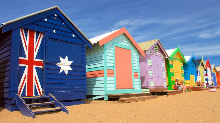 Brighton featuring a sandy beach