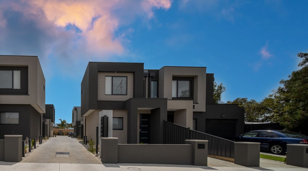 Brick Veneer town houses in Melbourne Victoria Australian Suburbia