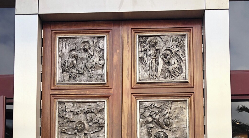 Doors
These are the main entrance doors belonging to St Mary MacKillop Catholic Church. Very ornate and detailed and modern