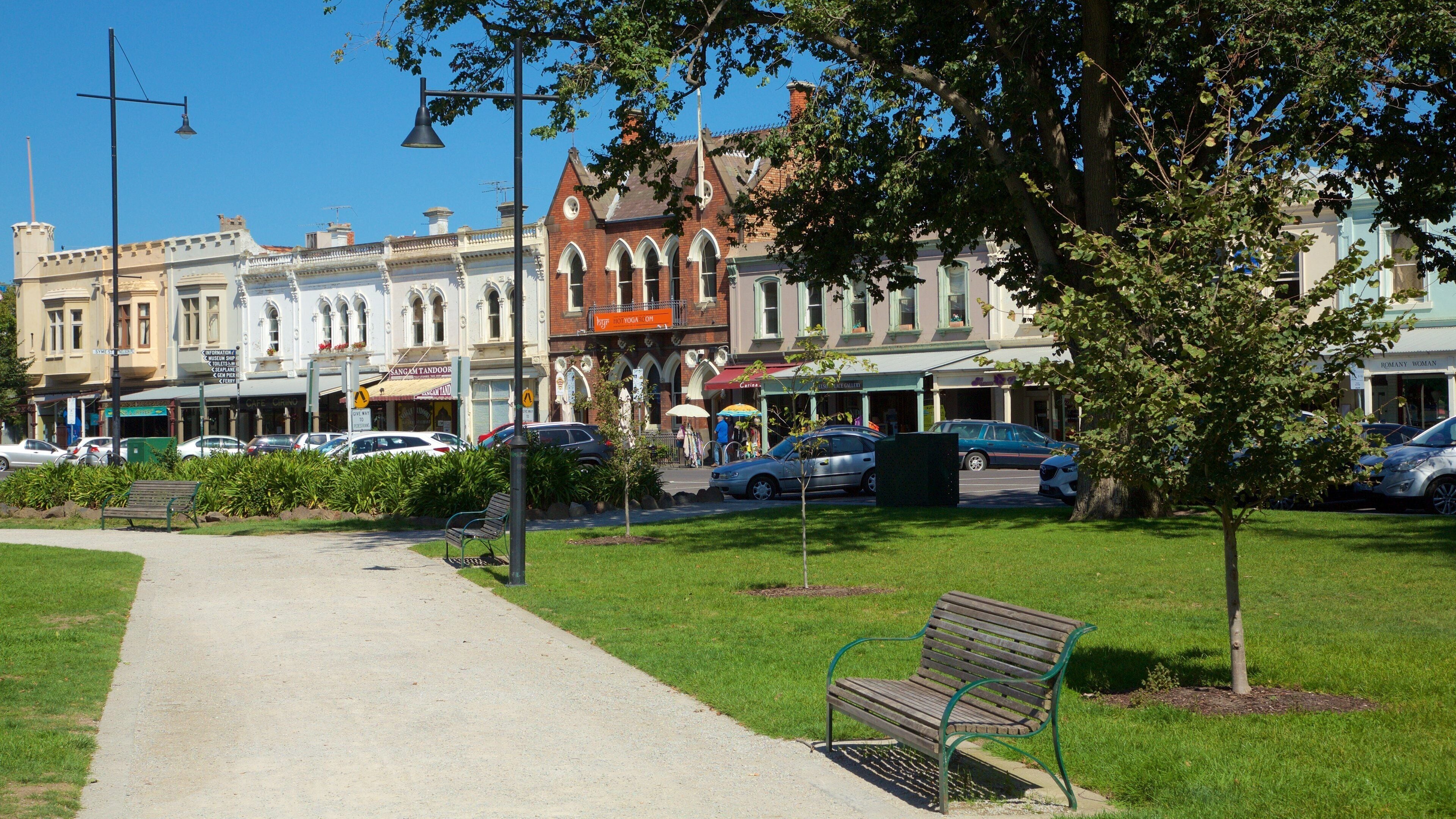 Williamstown mit einem Straßenszenen