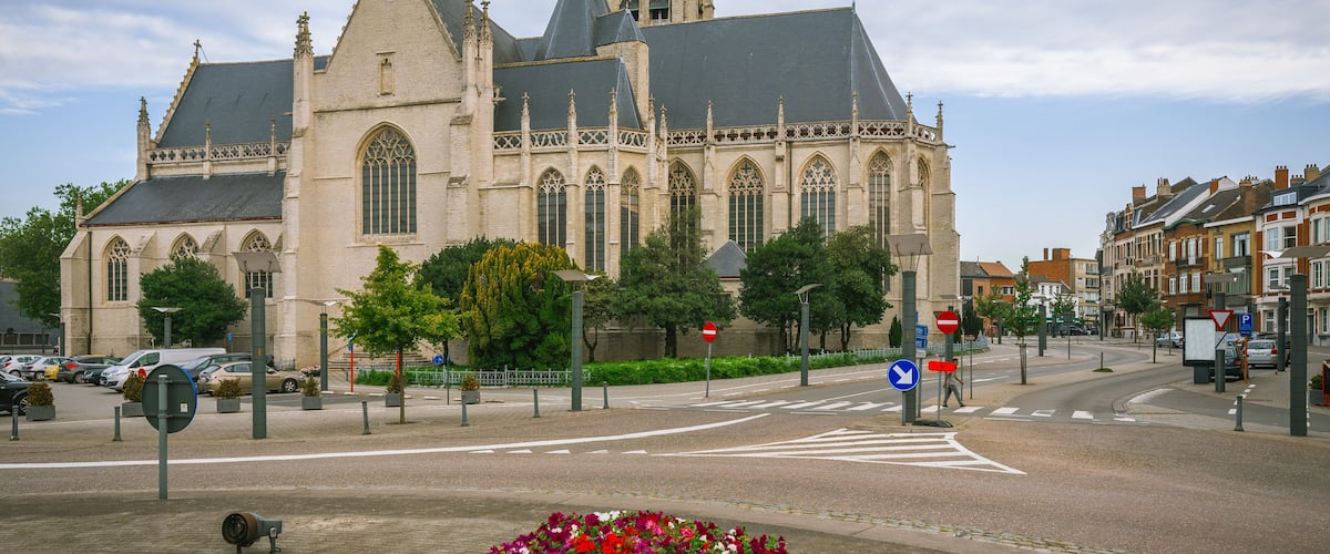 Heroes Square in Vilvoorde, Belgium
