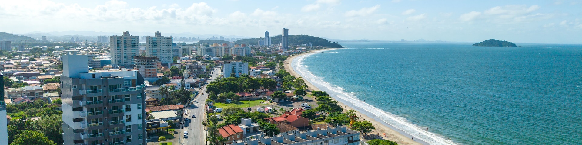 City of Penha, State of Santa Catarina, Brazil. On the atlantic ocean coast.
