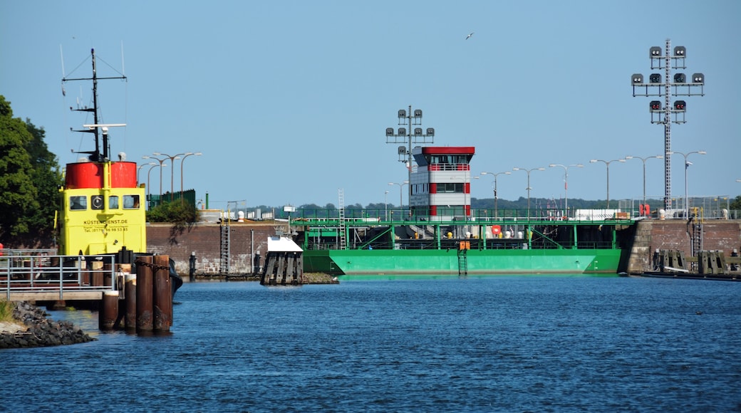 Impressionen vom Besuch der Fährverbindung in Kiel über den Nord-Ostsee-Kanal.