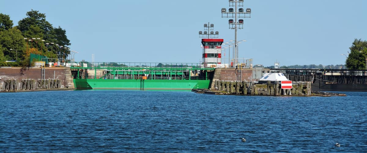 Impressionen vom Besuch der Fährverbindung in Kiel über den Nord-Ostsee-Kanal.
