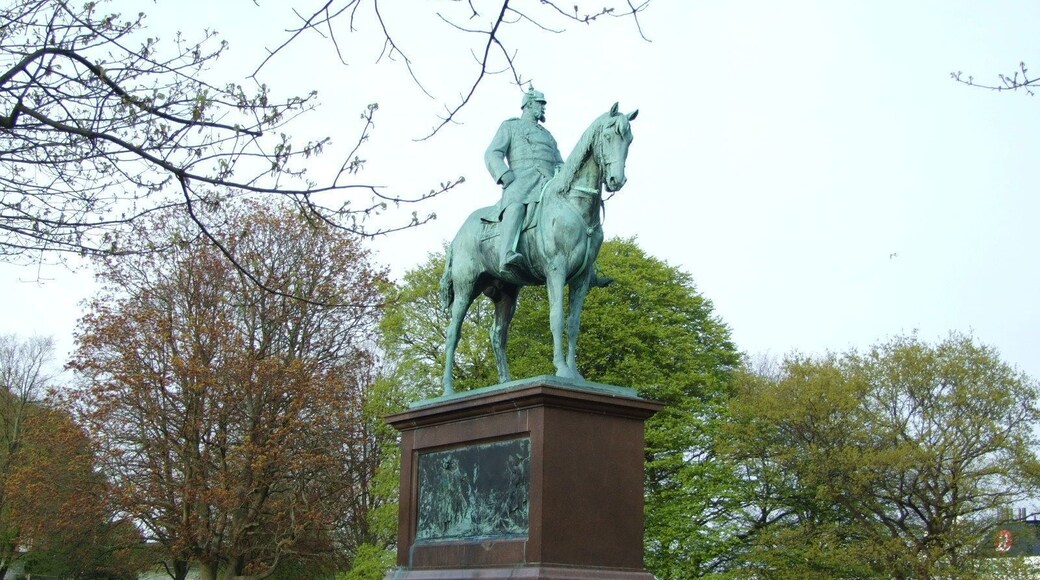 Statue of William I German Emperor in Schlosspark Kiel.
William I, also known as Wilhelm I (full name: Wilhelm Friedrich Ludwig, 22 March 1797 – 9 March 1888), of the House of Hohenzollern was the King of Prussia (2 January 1861 – 9 March 1888) and the first German Emperor (18 January 1871 – 9 March 1888), as well as the first Head of State of a united Germany.
#architecture
#bvsblue