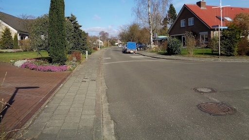 Der Langeneßweg im Kieler Stadtteil Suchsdorf.