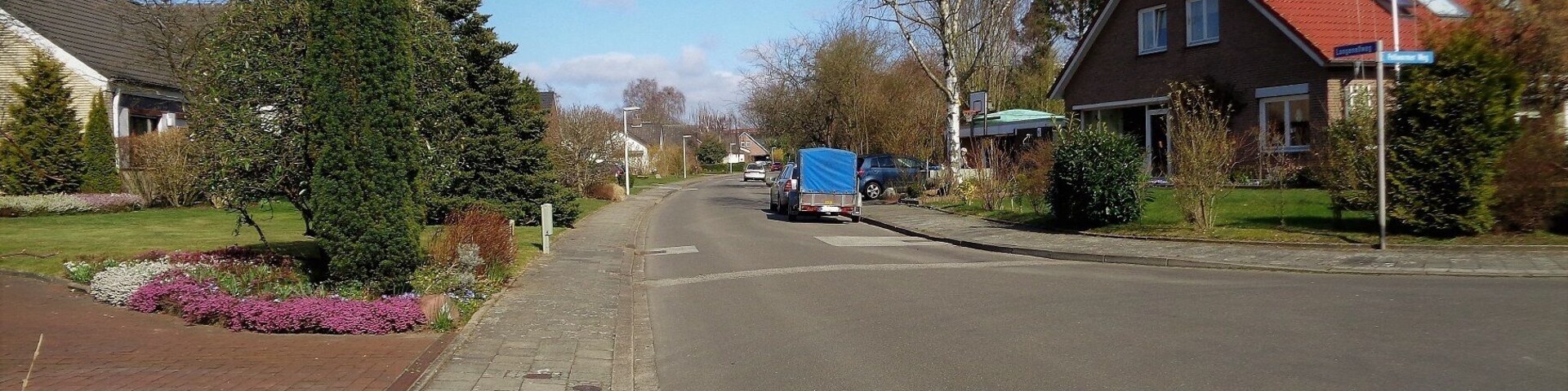 Der Langeneßweg im Kieler Stadtteil Suchsdorf.