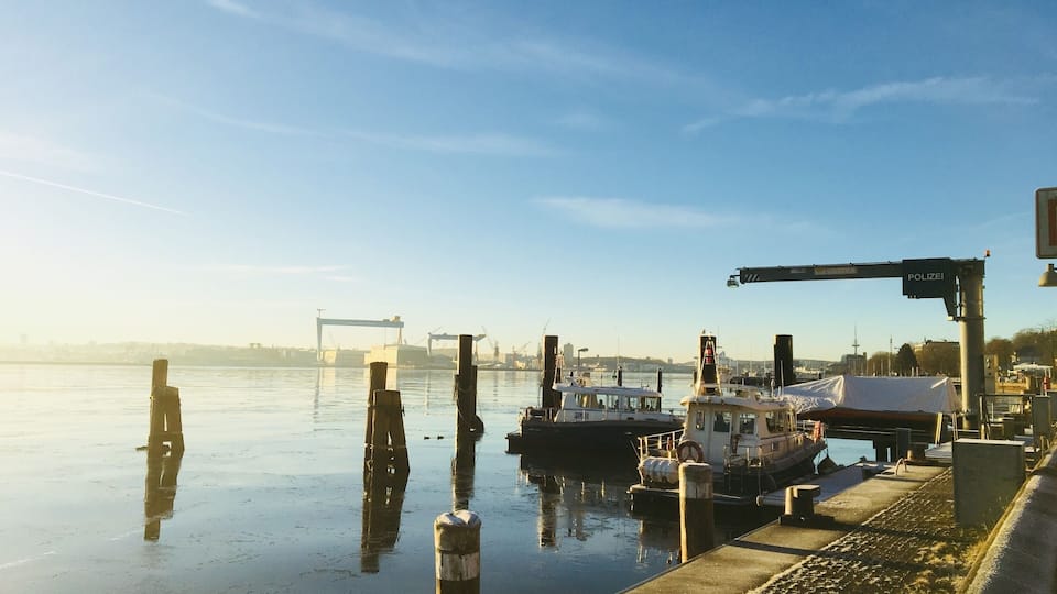 Morning walk. Winter. Kiel. ⚓️❄️💙