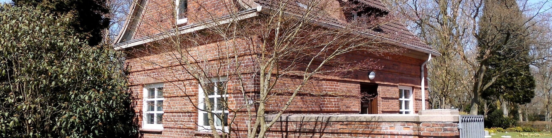 Gärtnerwohnhaus in der Eichhofstraße 50 im Kieler Stadtteil Schreventeich.