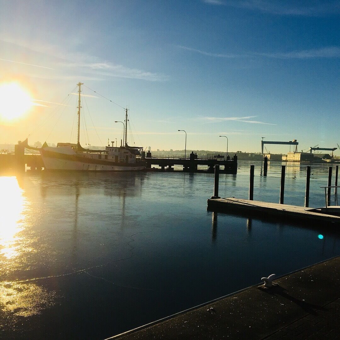 Kiel on a January morning. Cold for sure but beautiful nevertheless. ⚓️