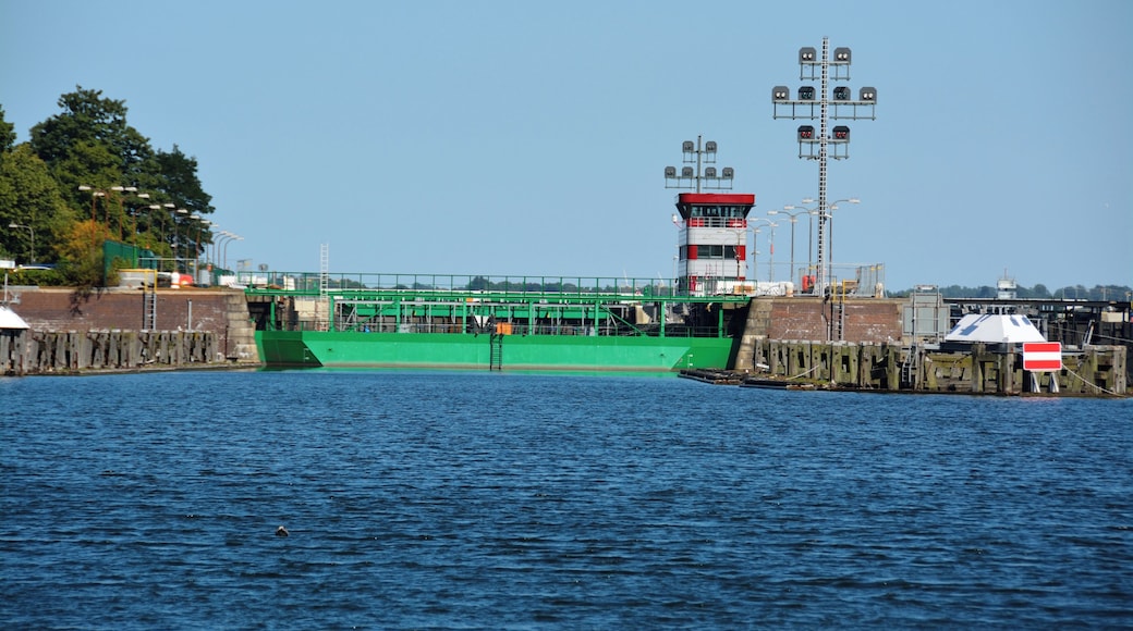 Impressionen vom Besuch der Fährverbindung in Kiel über den Nord-Ostsee-Kanal.