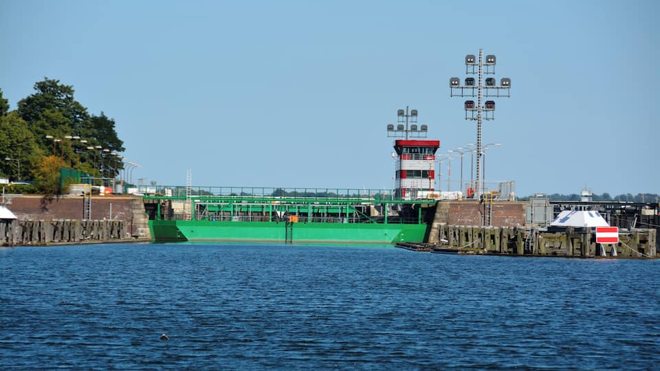 Impressionen vom Besuch der Fährverbindung in Kiel über den Nord-Ostsee-Kanal.