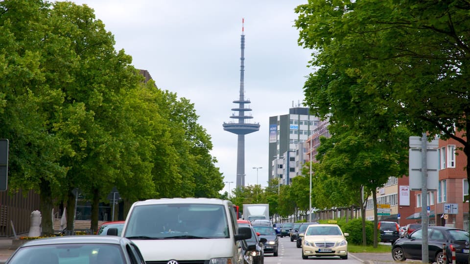 Kiel which includes a city and street scenes