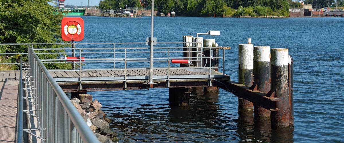 Impressionen vom Besuch der Fährverbindung in Kiel über den Nord-Ostsee-Kanal.